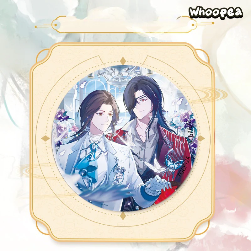 Heaven Official Blessing Silver Butterflies on Flowers Series Badge Blind Box - Image 2