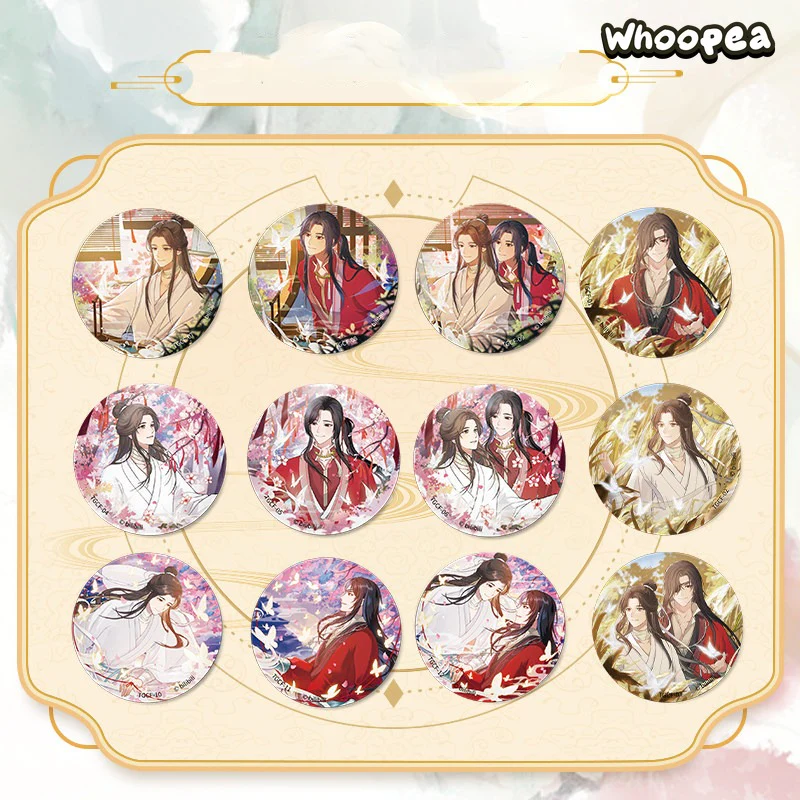 Heaven Official Blessing Silver Butterflies on Flowers Series Badge Blind Box - Image 4