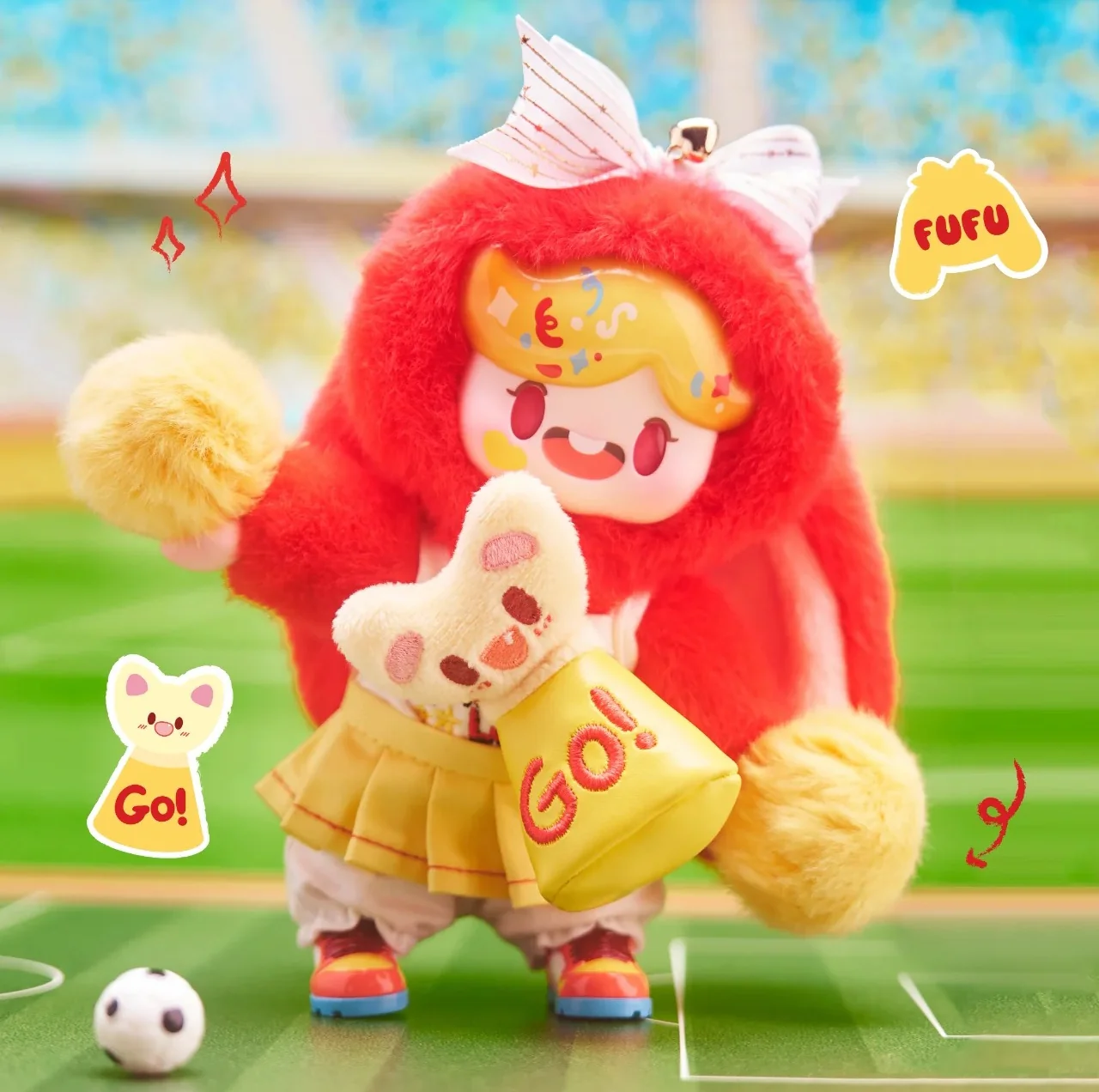 Adou x FuFu You're So Amazing Series Plush Dolls Hanging Card - Image 9