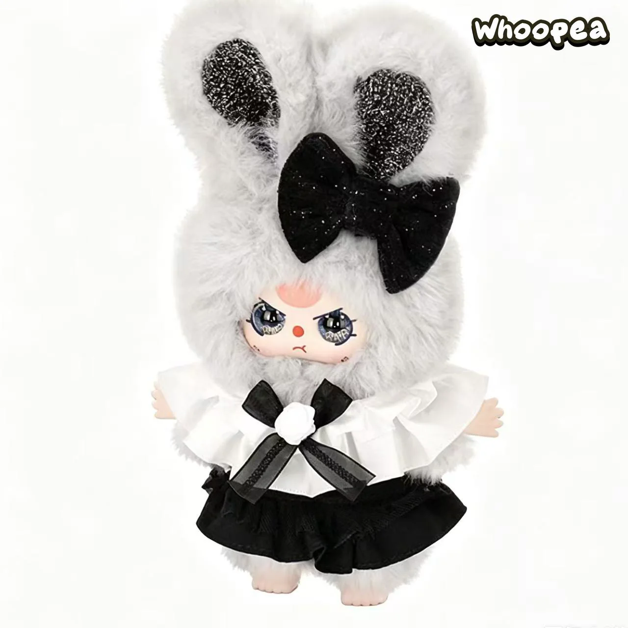 Baby Three Absolute Black White Series Plush Pendant Blind Box - Image 5