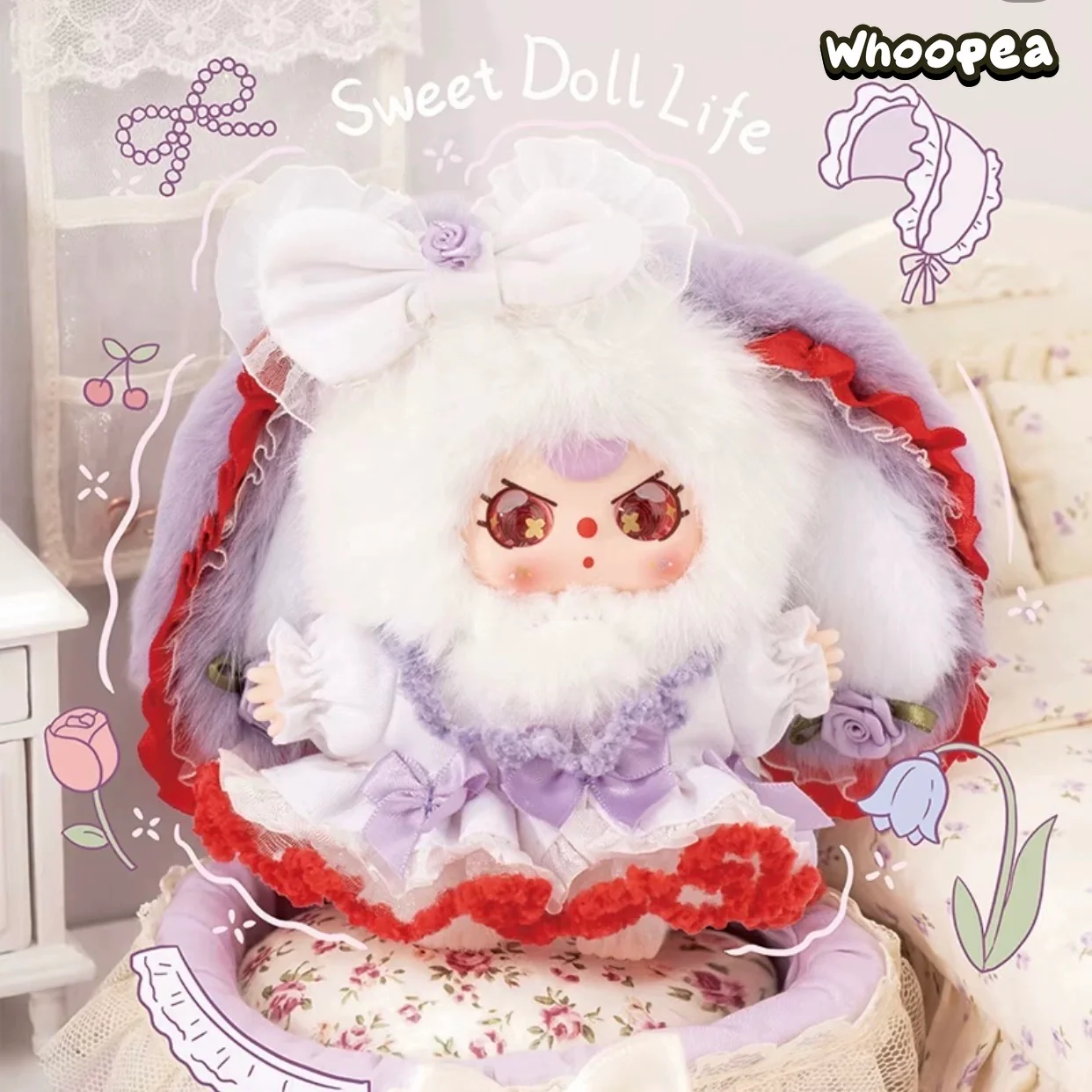 Baby Three Flower Field Messenger Series Plush Pendant Blind Box - Image 4