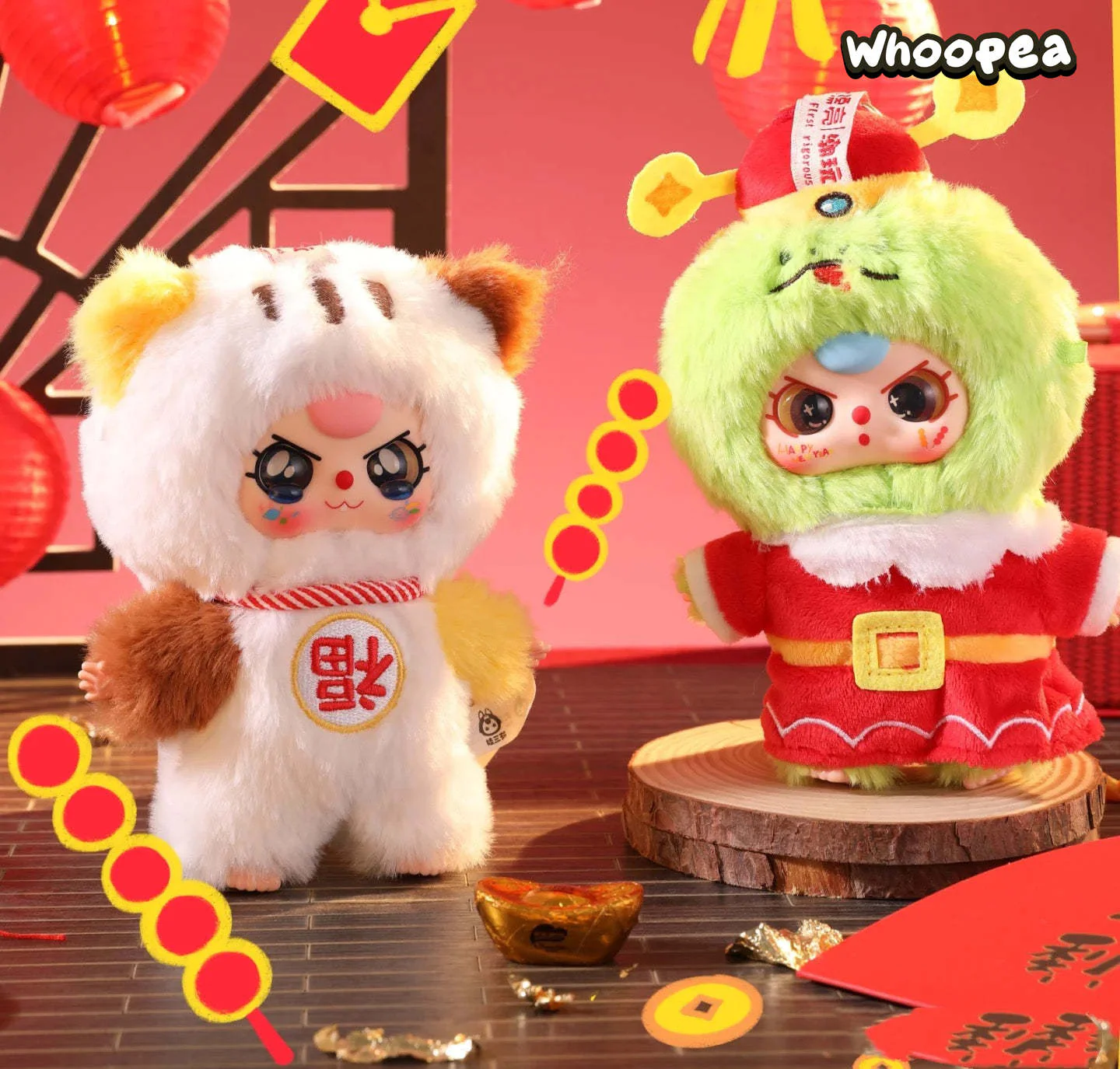 Baby Three Happy New Year Series Plush Dolls, Blind Box - Image 2