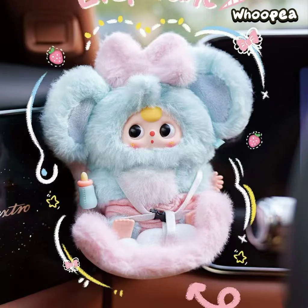 Baby Three Vehicle Mounted Baby Series Plush Dolls, Blind Box - Image 2