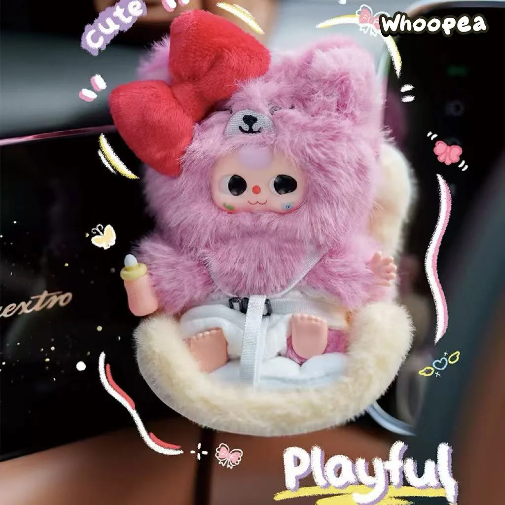 Baby Three Vehicle Mounted Baby Series Plush Dolls, Blind Box - Image 4