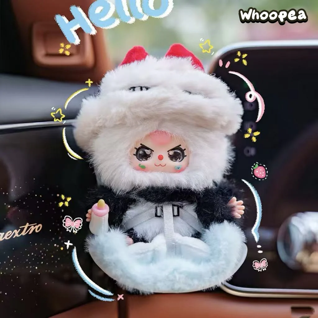 Baby Three Vehicle Mounted Baby Series Plush Dolls, Blind Box - Image 6