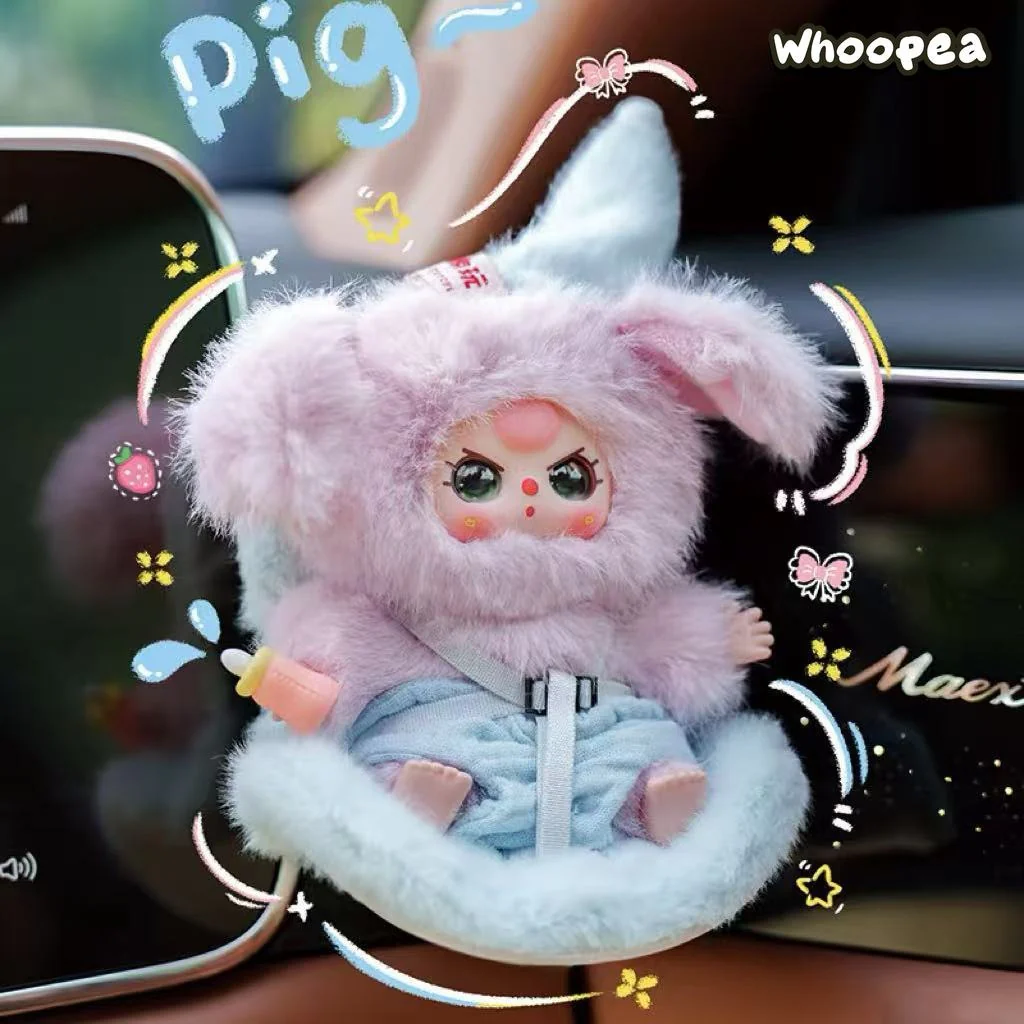 Baby Three Vehicle Mounted Baby Series Plush Dolls, Blind Box - Image 7