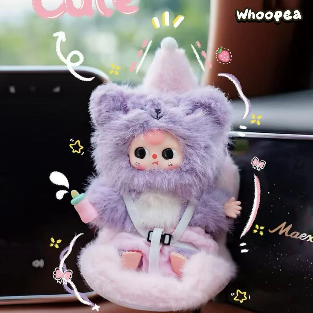 Baby Three Vehicle Mounted Baby Series Plush Dolls, Blind Box - Image 9