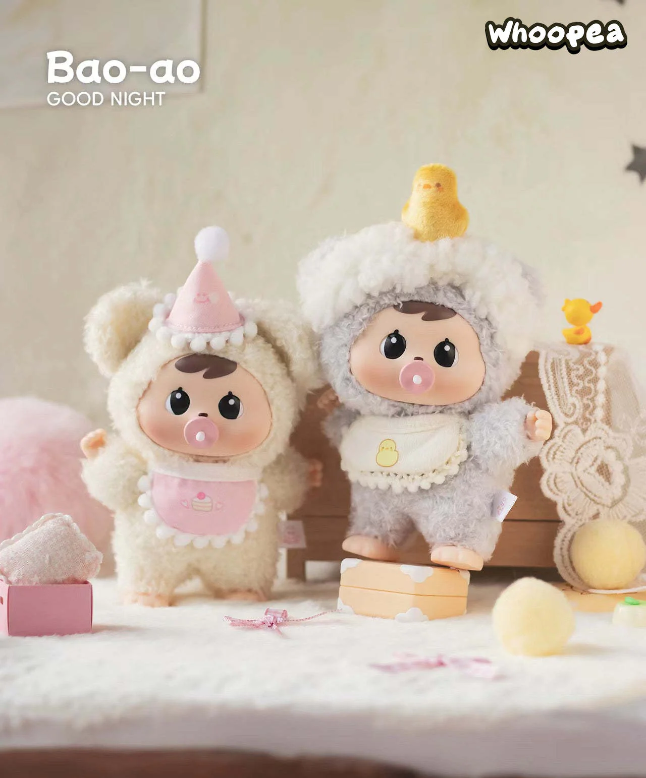 Bao-ao Goodnight Baby Series Plush Dolls, Blind Box - Image 7