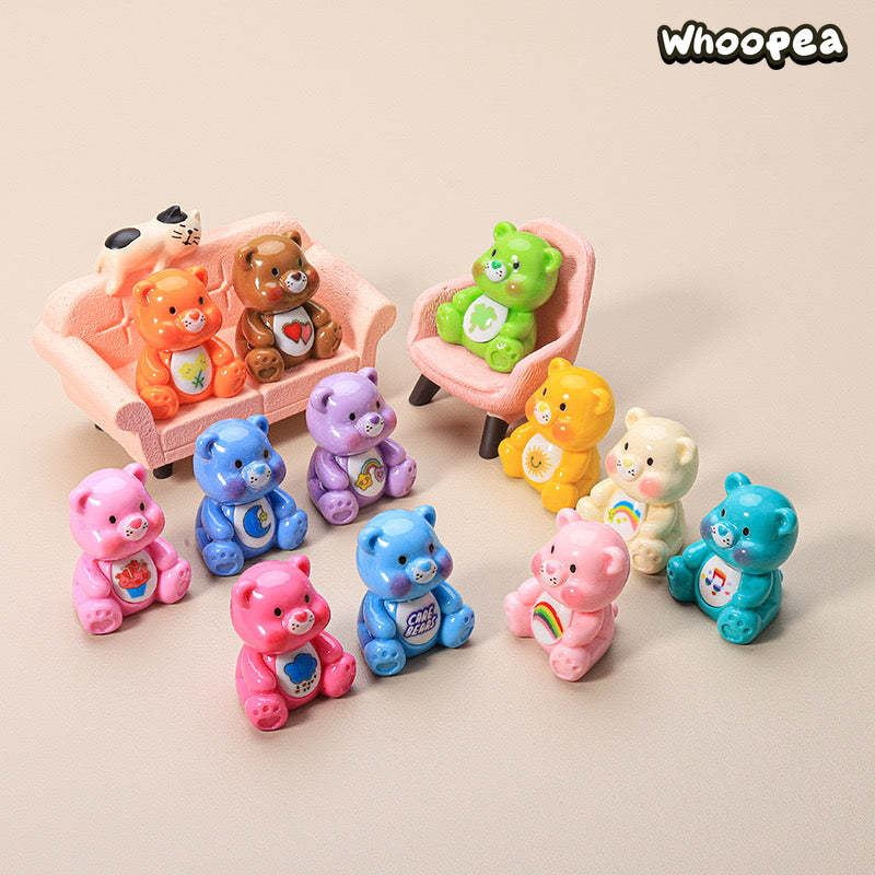 Care Bear Collection, Mini Figures, 12 colors, Regular Color - Image 3