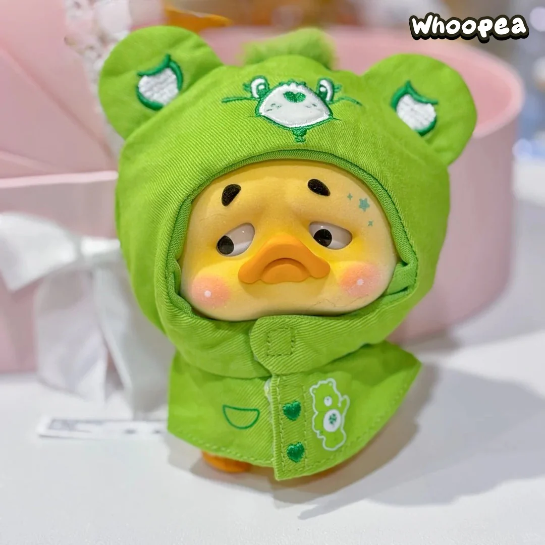 Care Bears x Upset Duck Neon Sweetheart Duck Series Plush Keychain Blind Box - Image 4