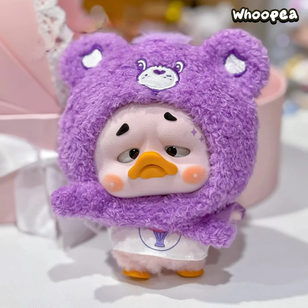 Care Bears x Upset Duck Neon Sweetheart Duck Series Plush Keychain Blind Box - Image 5