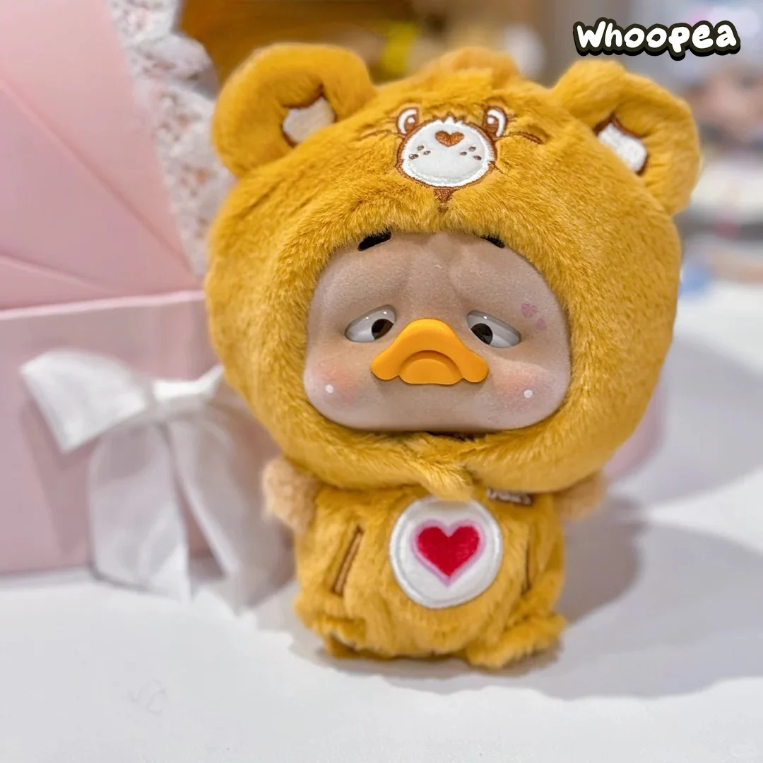 Care Bears x Upset Duck Neon Sweetheart Duck Series Plush Keychain Blind Box - Image 6