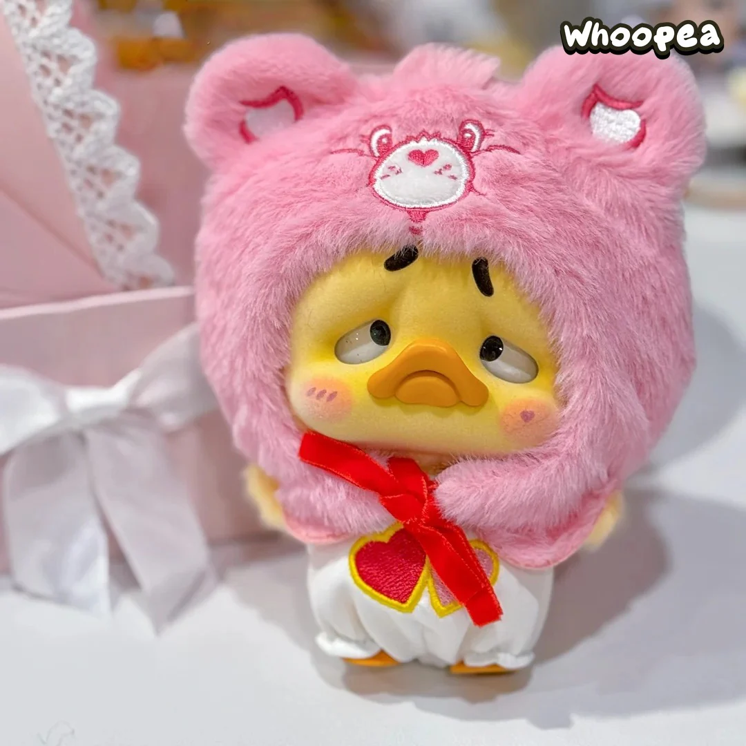 Care Bears x Upset Duck Neon Sweetheart Duck Series Plush Keychain Blind Box - Image 7