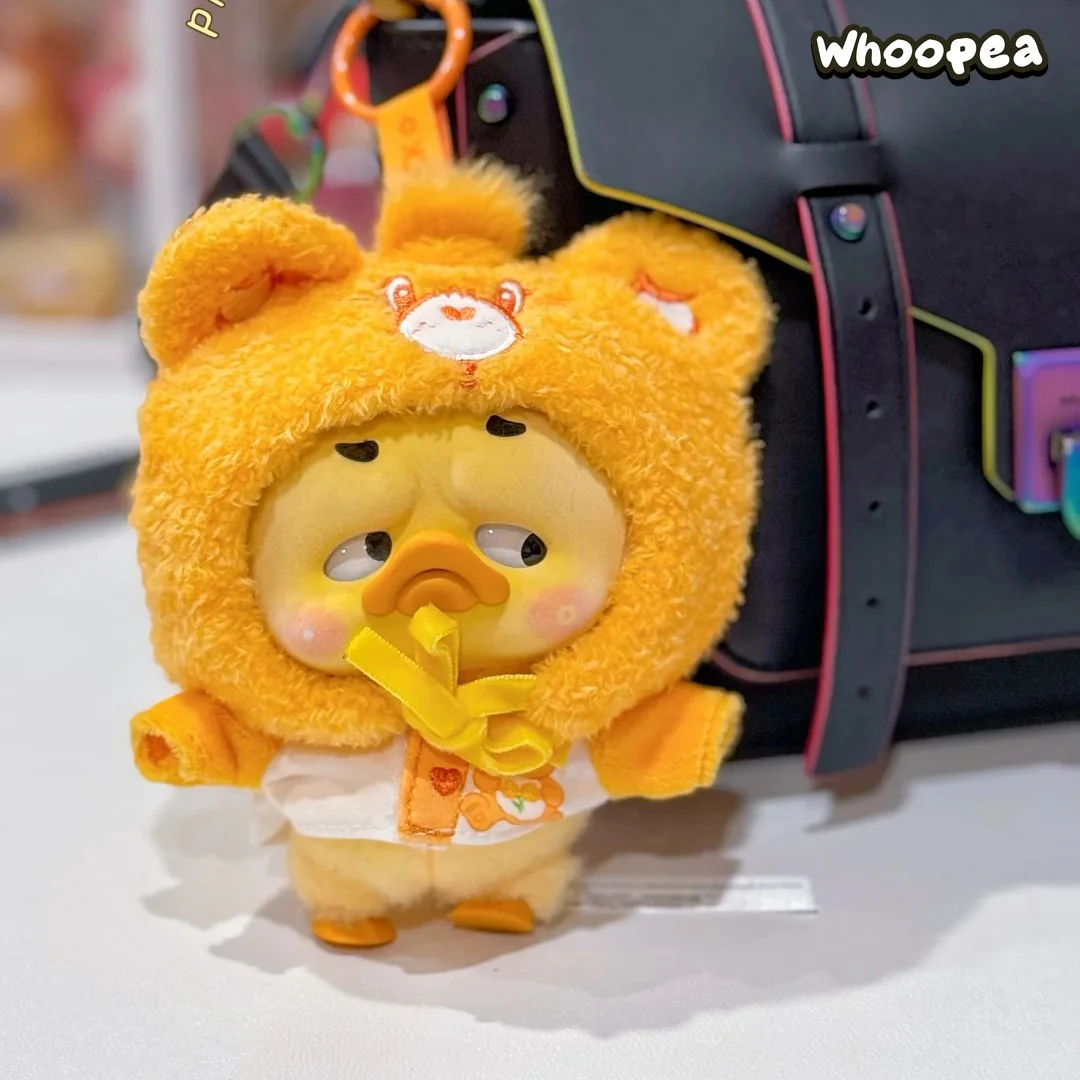 Care Bears x Upset Duck Neon Sweetheart Duck Series Plush Keychain Blind Box - Image 9