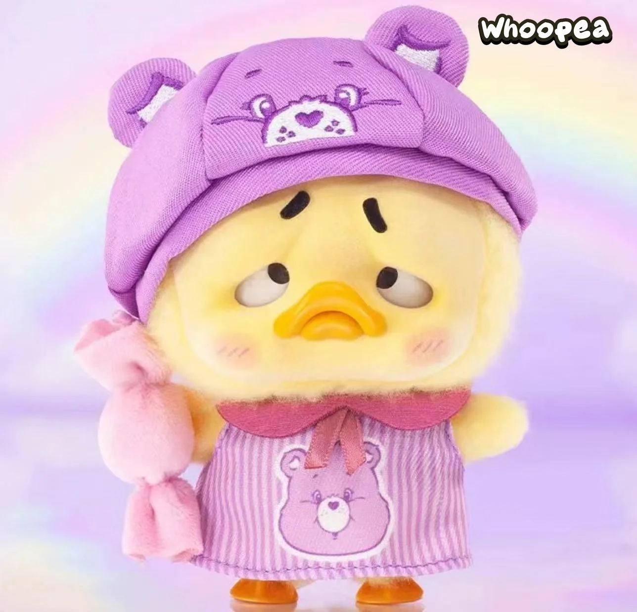 Carebears x UpsetDuck Be Rainbow Duck Series Plush Blind Box - Image 3