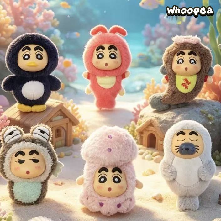 Crayon Shin-chan Deep Sea Adventure Series Vinyl Plush Pendant Blind Box - Image 2