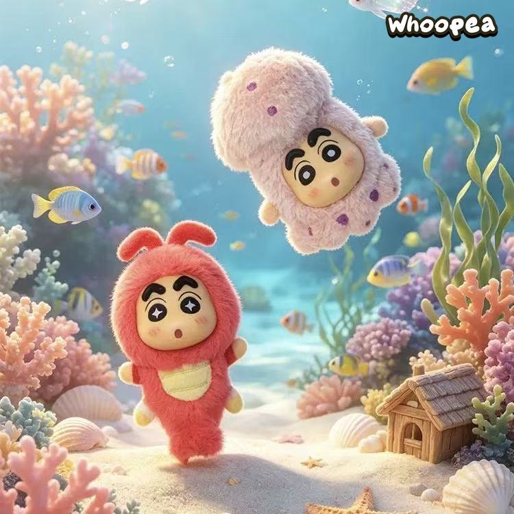 Crayon Shin-chan Deep Sea Adventure Series Vinyl Plush Pendant Blind Box - Image 3