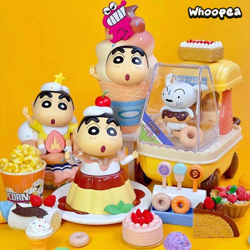 Crayon Shin-chan Dessert Time Series PVC Figures Blind Box - Image 4