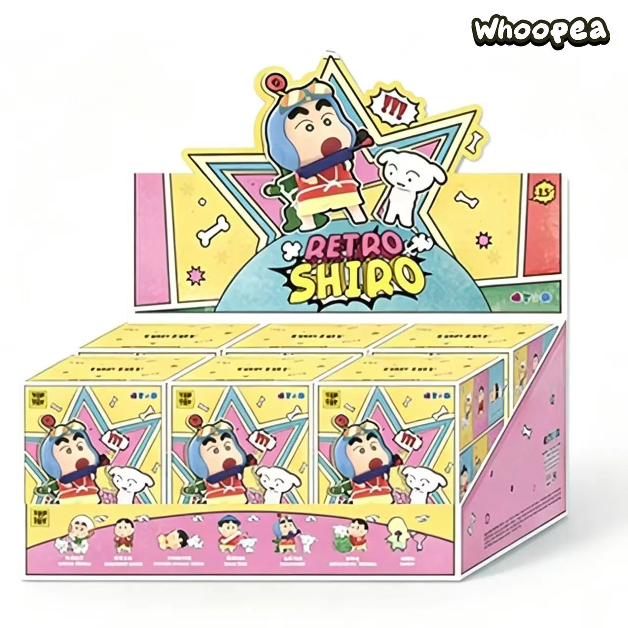 Crayon Shin-chan Retro Shiro Series Figure Blind Box - Image 10