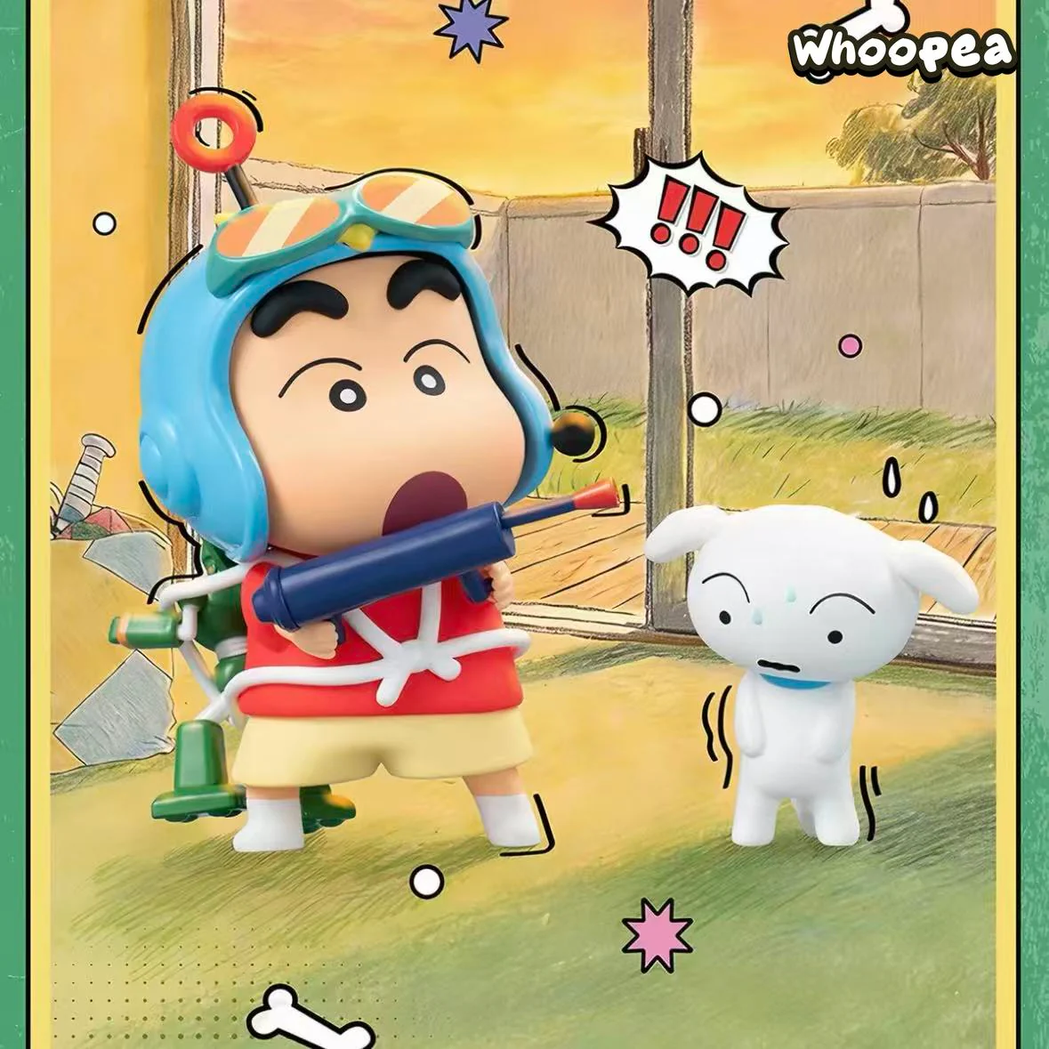 Crayon Shin-chan Retro Shiro Series Figure Blind Box - Image 3