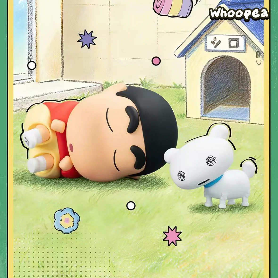 Crayon Shin-chan Retro Shiro Series Figure Blind Box - Image 4
