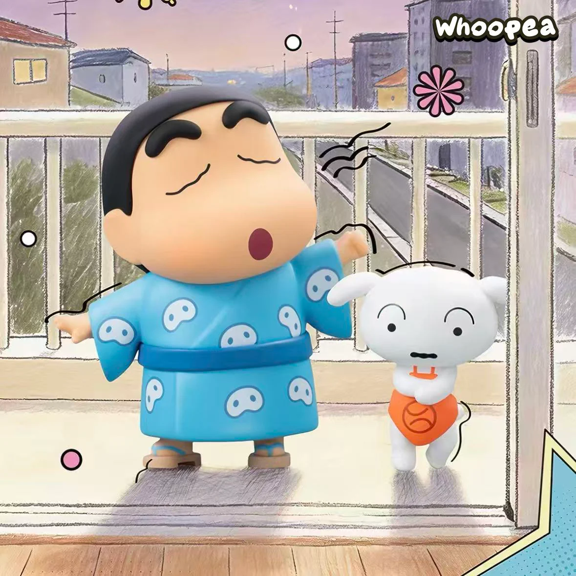 Crayon Shin-chan Retro Shiro Series Figure Blind Box - Image 5