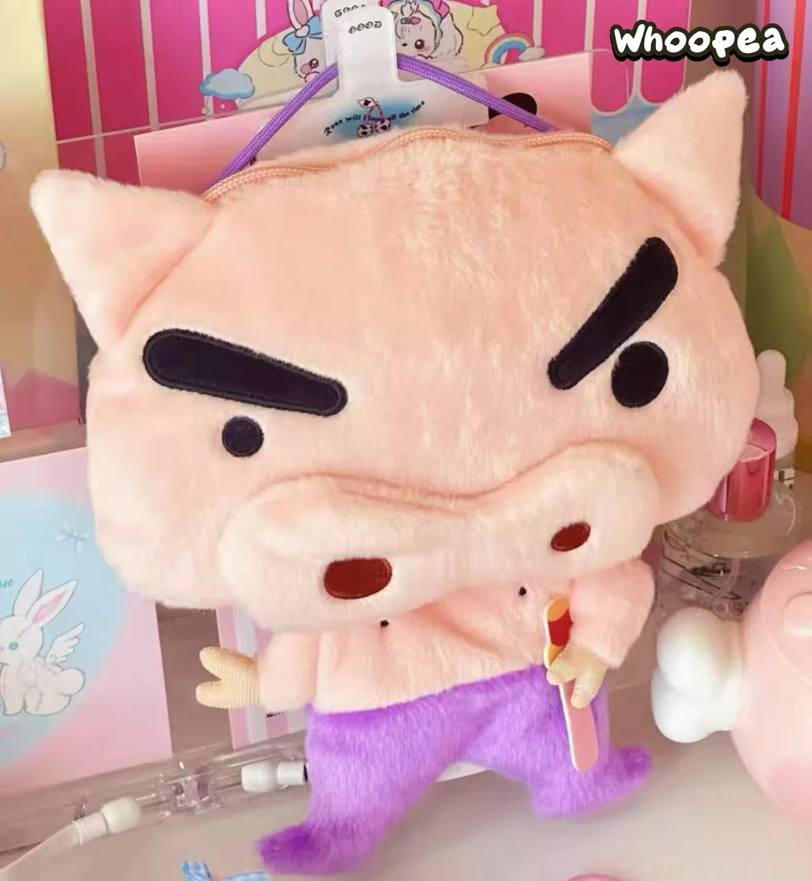 Crayon Shinchan Cute Plush Bag Dolls, Blind Box - Image 3