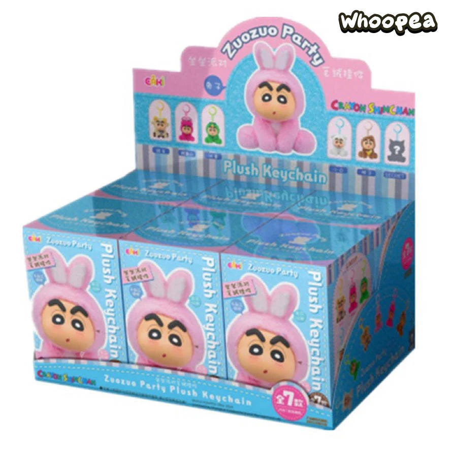 Crayon Shinchan Zuozuo Party Series Plush Keychain Blind Box - Image 6