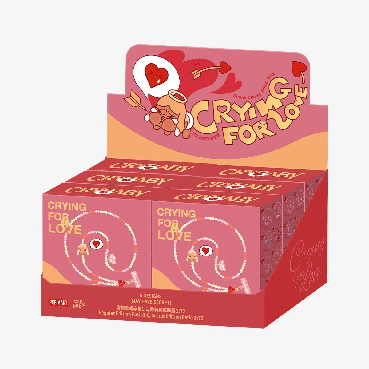 CRYBABY Crying For Love Series-Phone Charm Blind Box - Image 13