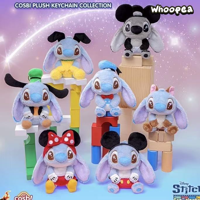 COSBI DSN Mickey and Friends Stltch Series Plush Pendant Blind Box - Image 2