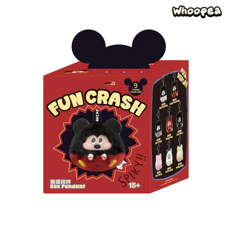 DSN-Mickey Fun Crash Series Vinly Plush Pendant Dolls, Blind Box - Image 11
