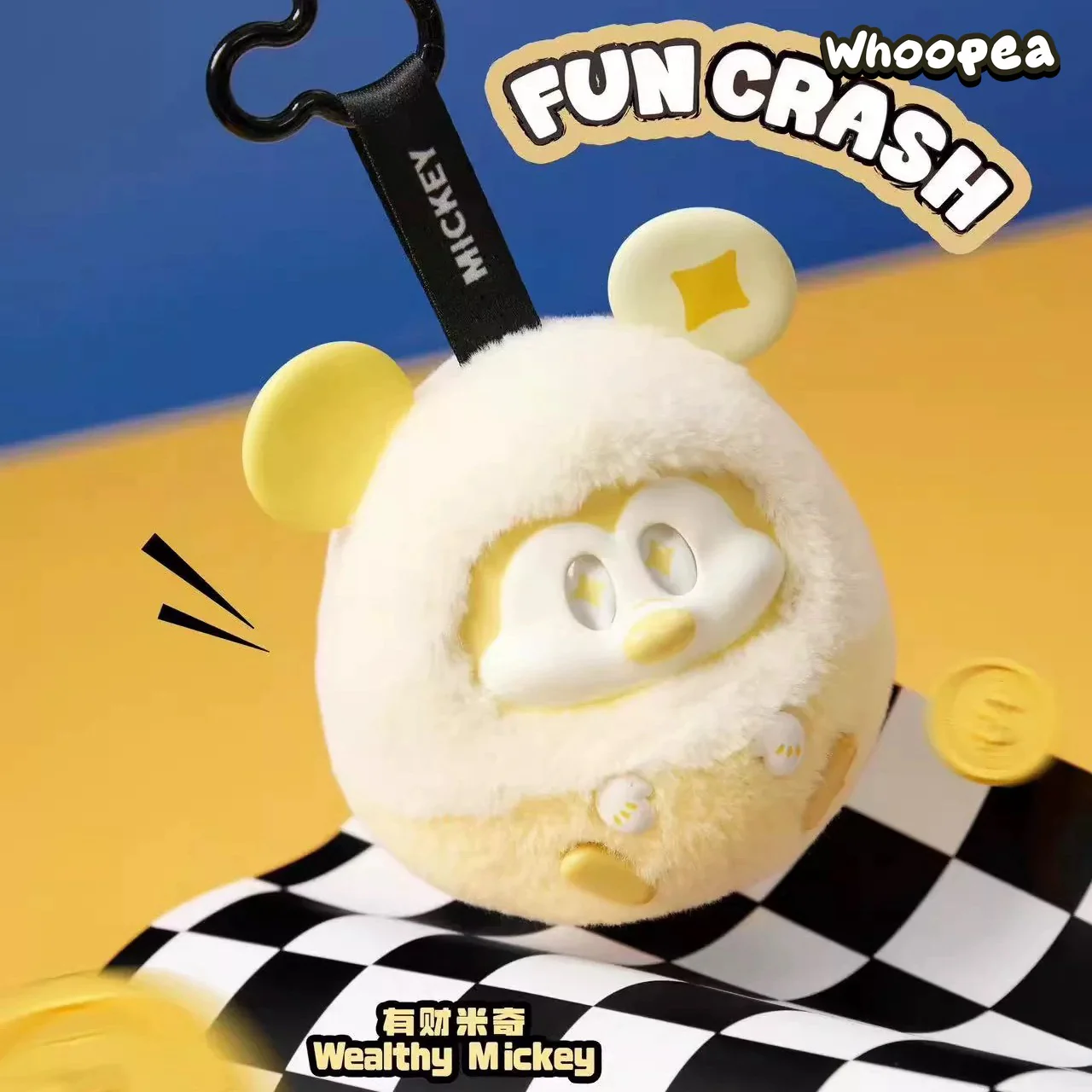 DSN-Mickey Fun Crash Series Vinly Plush Pendant Dolls, Blind Box - Image 3