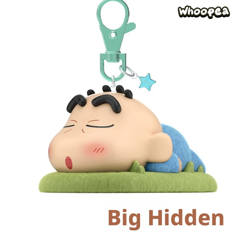 Crayon Shin-chan Flocked Lying-down Party Pendant Figure Blind Box - Image 2