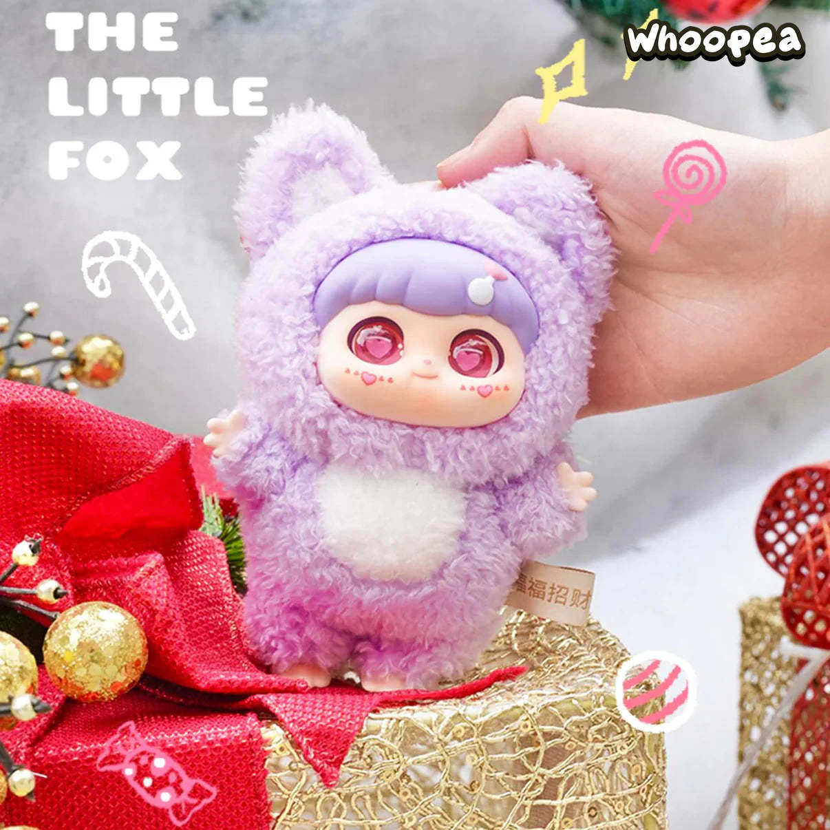 FuFu Zhao Cai Fox Series Plush Dolls, Blind Box - Image 4