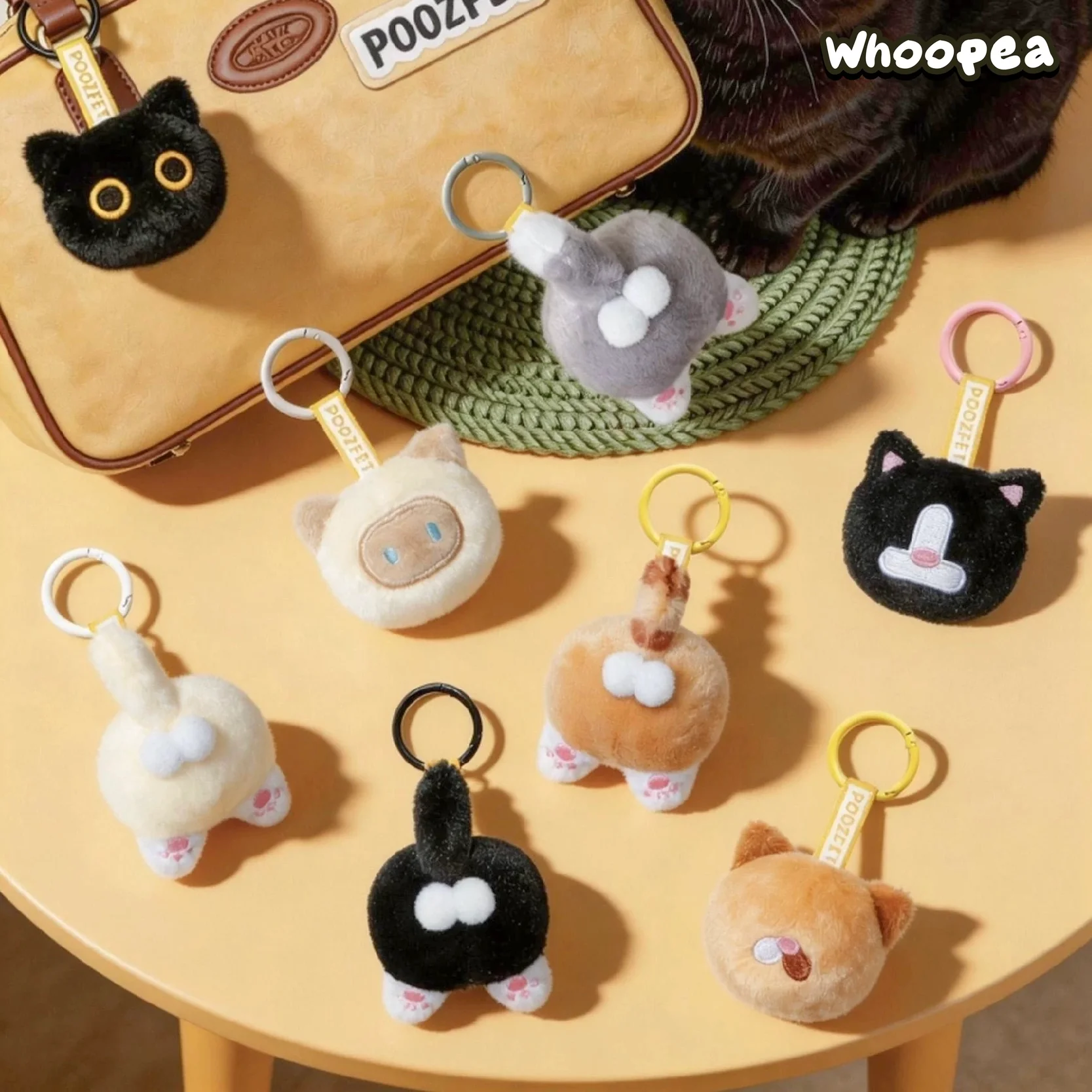 Half Cat Case Life Series Plush Pendant Blind Box - Image 2
