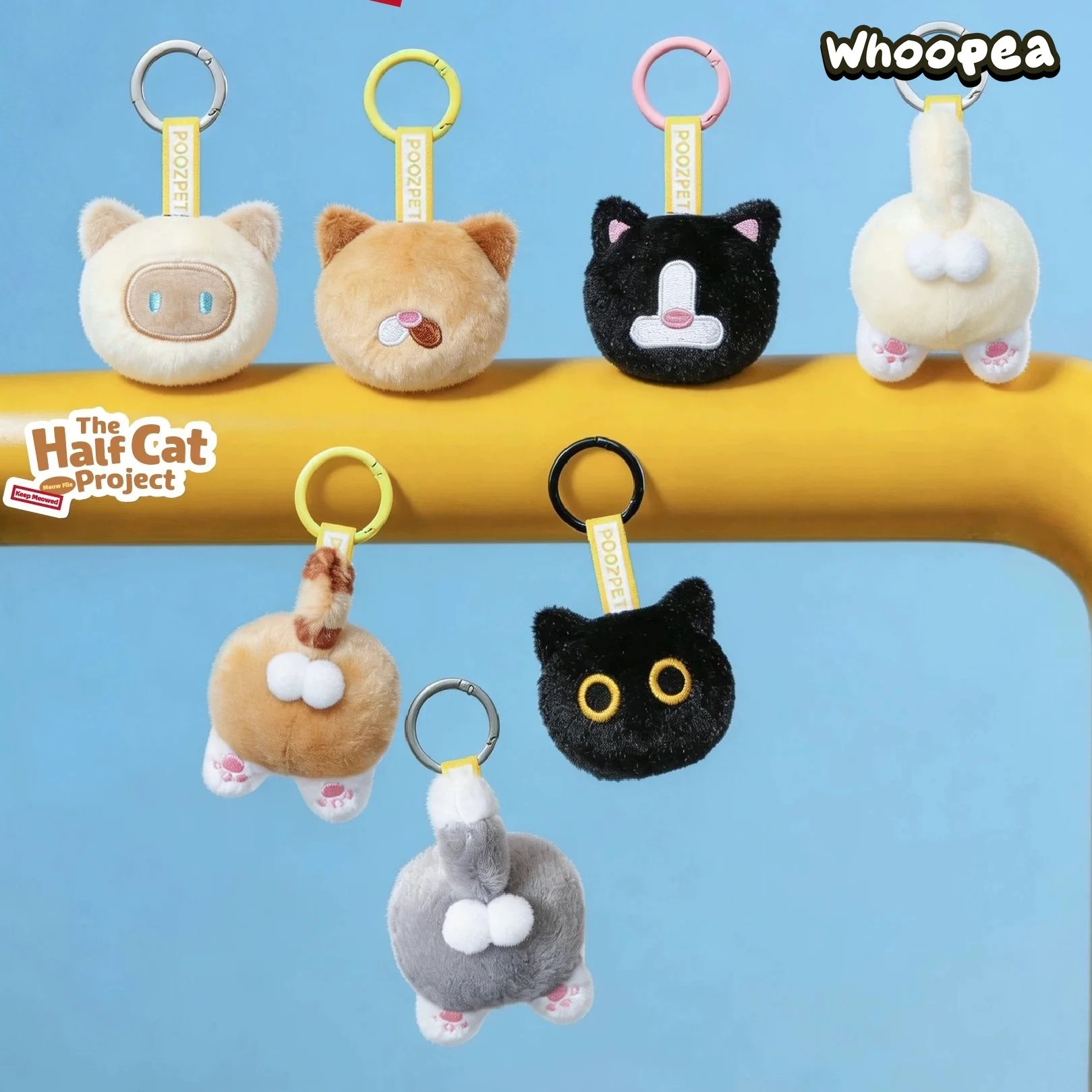 Half Cat Case Life Series Plush Pendant Blind Box - Image 5