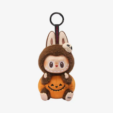 LABUBU Happy Halloween Party Series-Sitting Pumpkin Vinyl Plush Pendant - Image 6