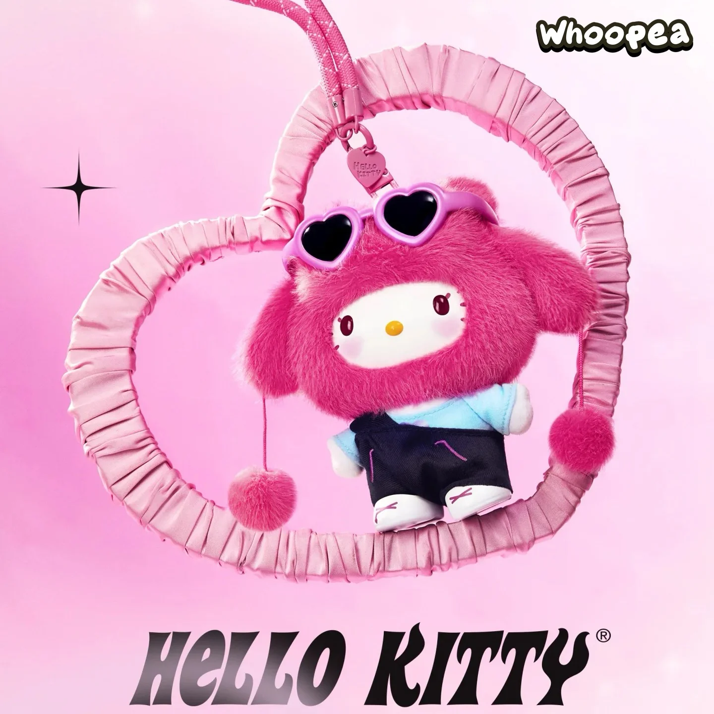 HELL0 KITTY Pop Star Series Plush Pendant, Blind Box - Image 2
