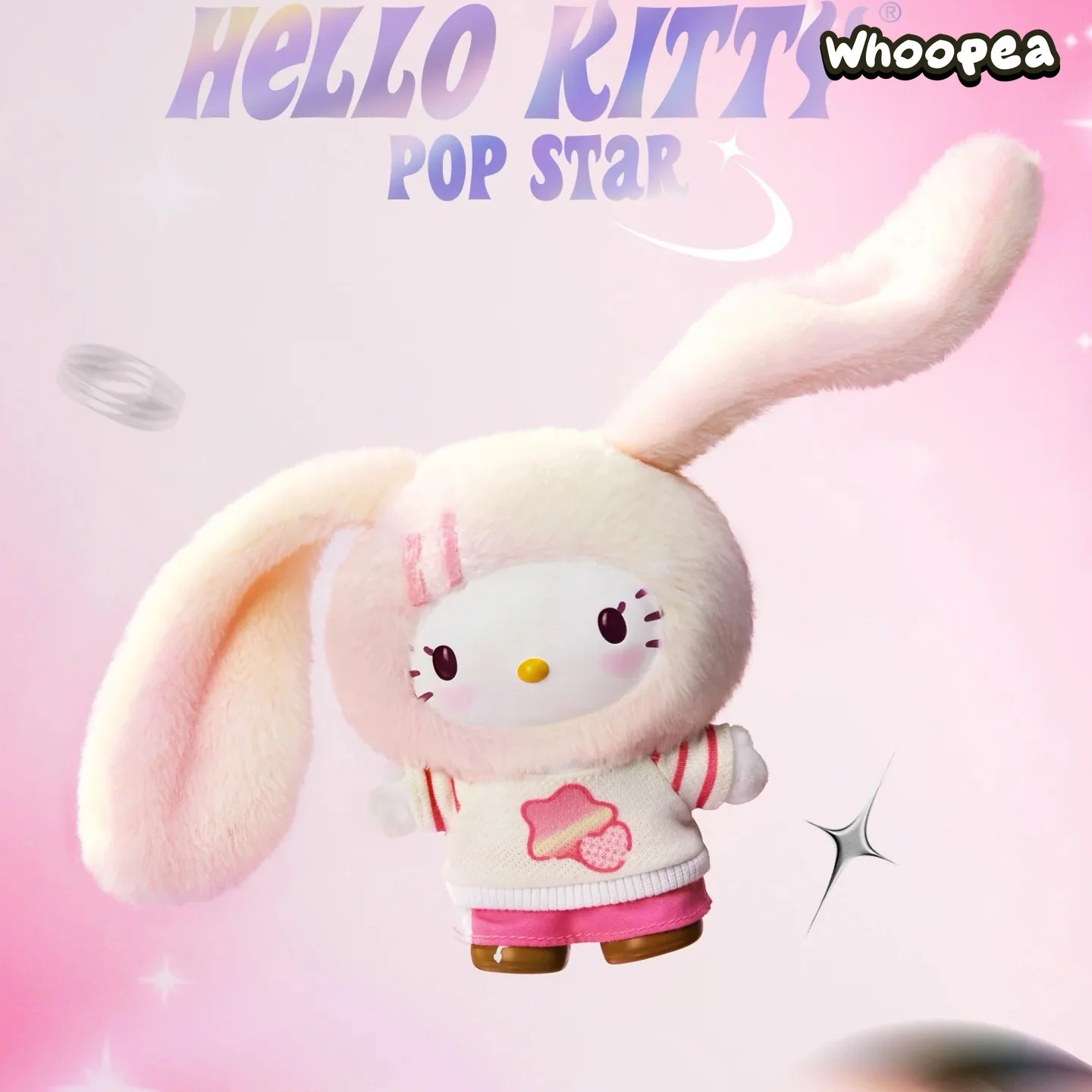 HELL0 KITTY Pop Star Series Plush Pendant, Blind Box - Image 7