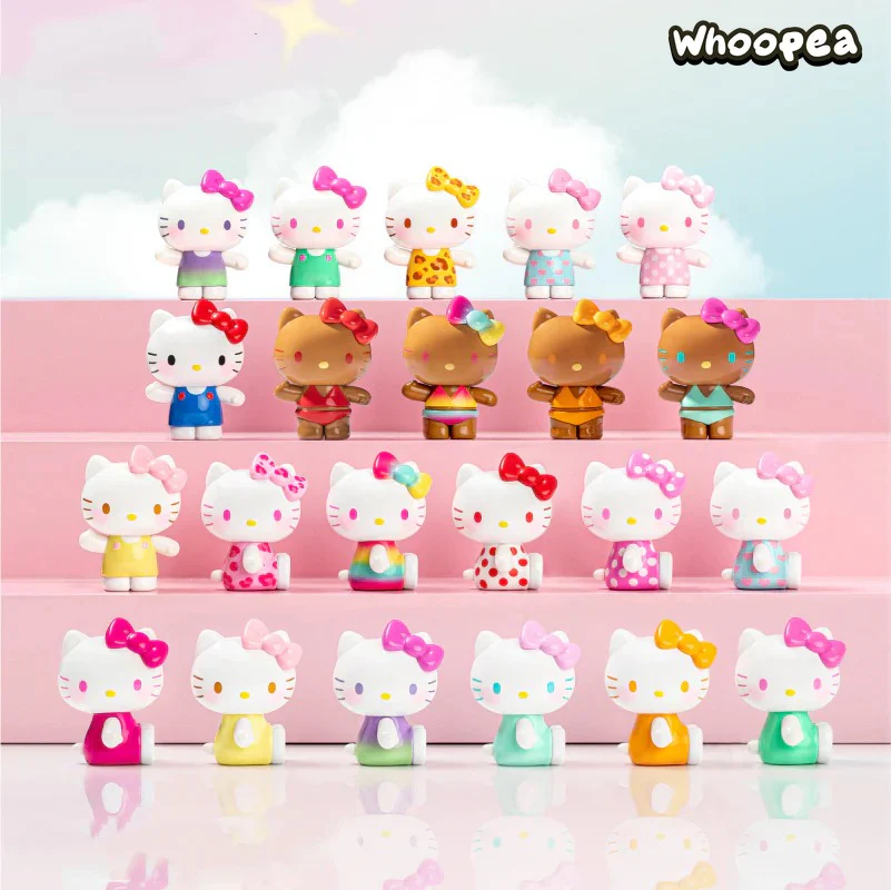 Hello-Kitty Summer Rainbow Candy Series Mini Beans Figures, Blind Bag - Image 5
