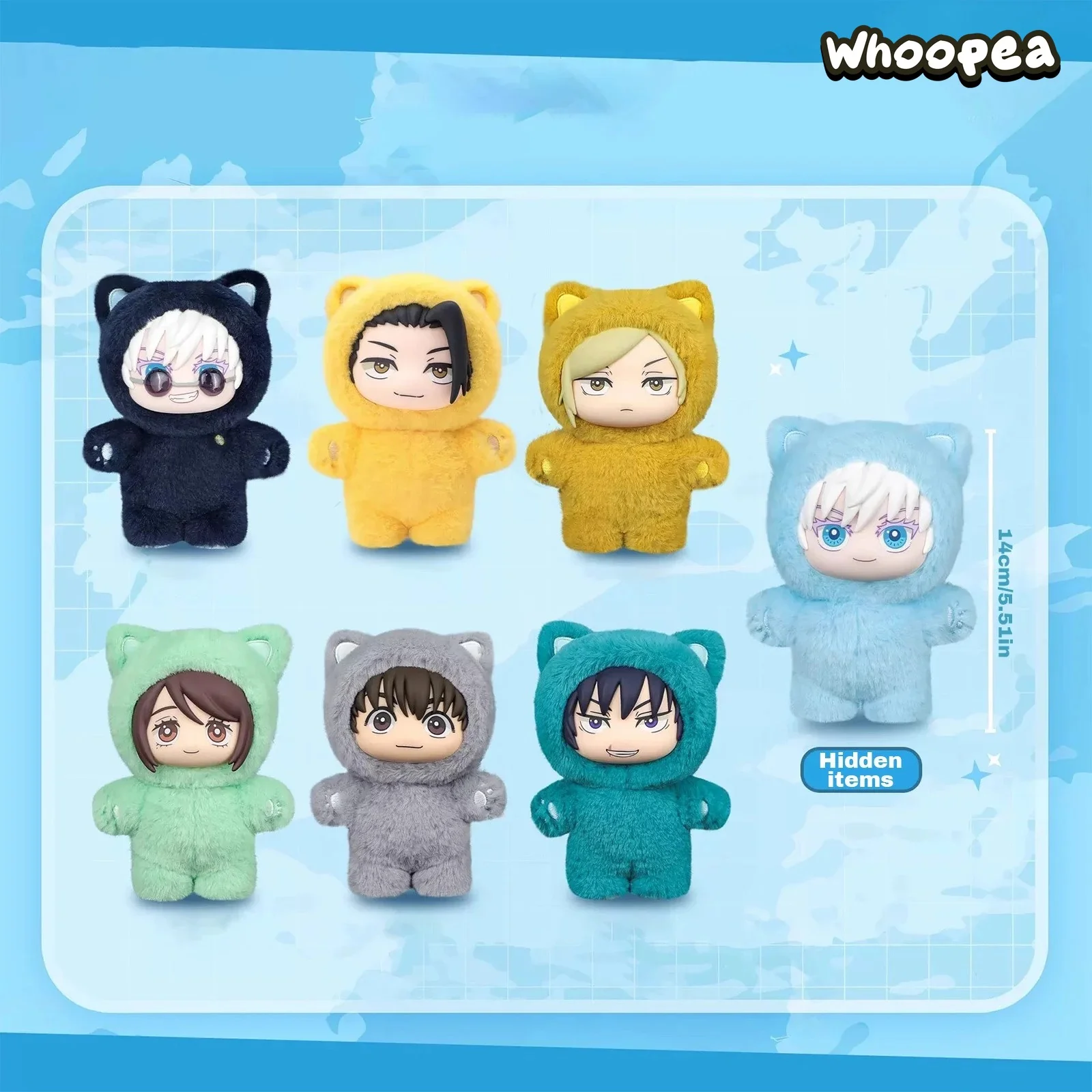 Jujutsu Kaisen Cat Ear Plushie Series Plush Dolls, Blind Box - Image 4
