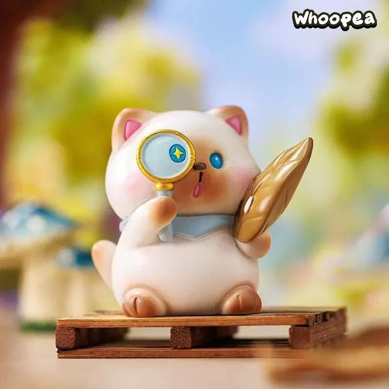 Leaf Picking Meow Journal Series Figure Blind Box - Image 2