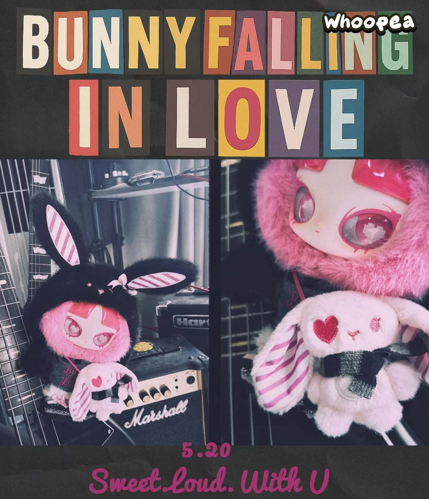 Limited INN'S 520 Bunny Falling in LOVE Plush Dolls - Image 5
