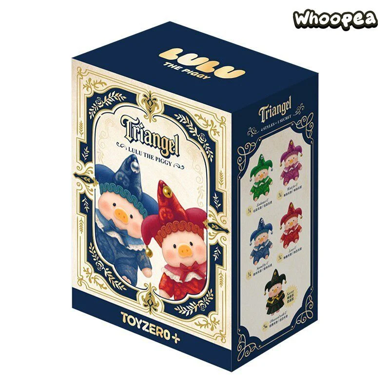 LuLu The Piggy Triangel PVC Face Plush Keychain Blind Box - Image 6