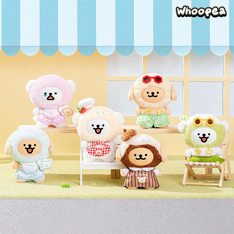 Maltese Colorful Daily Life Series Plush Pendant Dolls, Blind Box