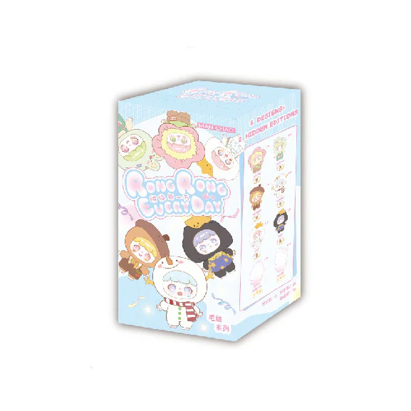 MANCHAO Mischievous Imp Rongrong Everyday Series Plush Dolls, Blind Box - Image 10