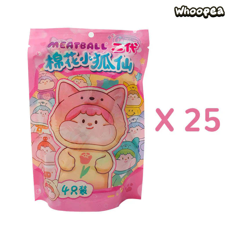Meatball Cotton Fox Fairy Mini Beans Series PVC Figures, Blind Bag - Image 8