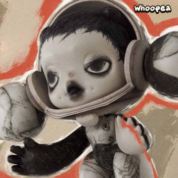MEGA α SKULLPANDA 400% & 1000% Egon Schiele - Image 10