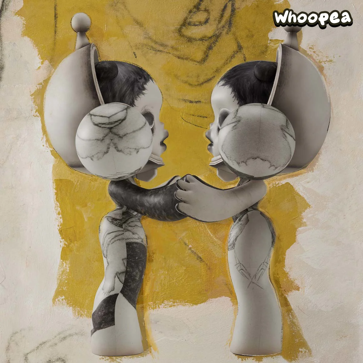 MEGA α SKULLPANDA 400% & 1000% Egon Schiele - Image 9