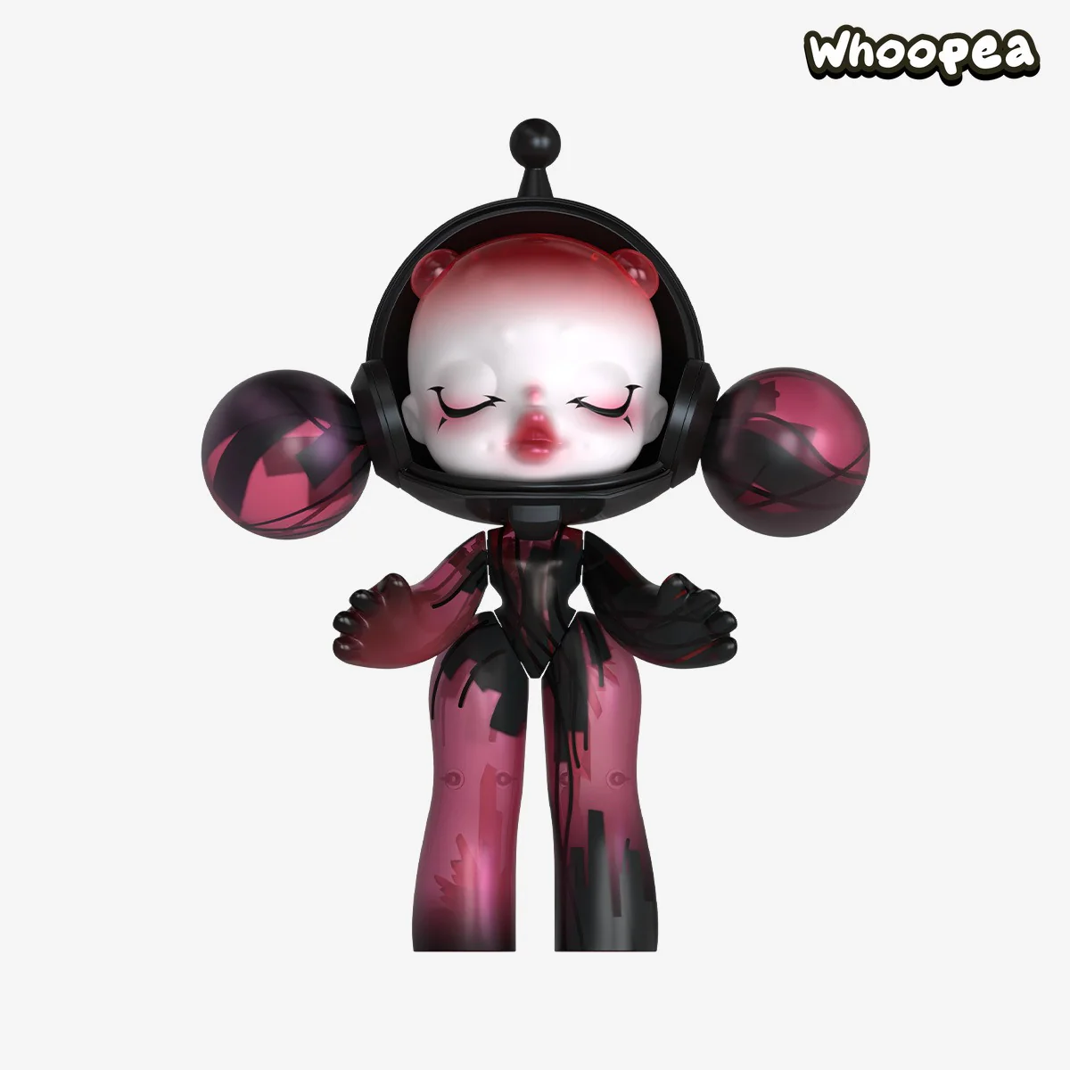 MEGA α SKULLPANDA 400% Red Crystal - Image 4